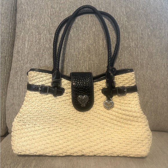 BRIGHTON Raffia handbag. This beautiful bag is in like-new condition. - Picture 1 of 7